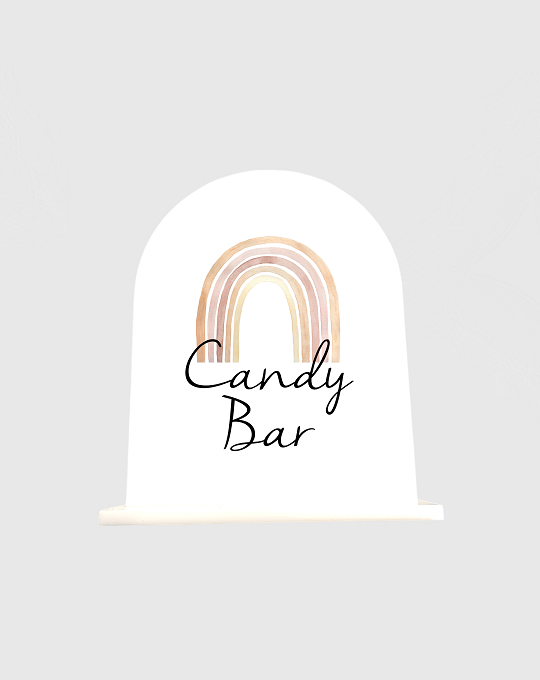 Candybar skilt som kan pynte til enhver fest til kun 250,- i lækker kvalitet
