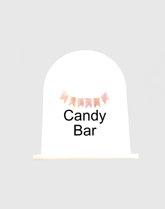 Søde candybar skilte til din fest som kan bruges igen og igen